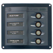 BEP Marine SOP1 - Systems In Operation Panel - 4 LEDs, 12V, 4 Way