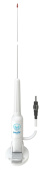 Pacific Aerials P6092 - SeaMaster Classic FM+AM 1.0m Stainless Steel Folding Antenna + 4m Cable