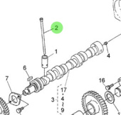Nanni Diesel 970302796 - Pushrod for Camshaft System