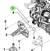 Bukh 14331-10130 - Bushing for R210J Engine Mount and Alternator