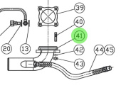 Bukh 008E9276 - Exhaust Bend for DV32 Engines