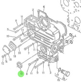 Nanni Diesel 970490213 - Timing Gear Case Oil Seal for HE Series Engines
