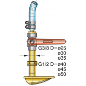 Vetus WCAPSET - Water Scoop Kit for Ø 25-30-35 mm