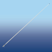 Glomex RA1206CR RA1206 VHF Antenna - 6DB - 2.4M Fiber With 4.5M Cable Chrome Base