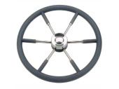 Savoretti T9 Steering Wheel Stainless Steel and Polyurethane