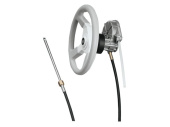 Ultraflex T85 Rotary Drive Steering System with Black Bezel