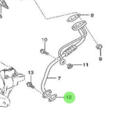 Nanni Diesel 970312250 - Turbo Oil Gasket for T4.155 and 4.380TDI Engines