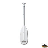 Trem R1025120 - Paddle With White ABS Blade And Nylon Boat Hook Handle Length 120-200 cm