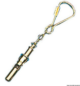 Osculati 35.838.00-S - Polished Brass Key Fob with Whistle Suspension
