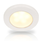 Hella Marine 2JA 958 109-111 Warm White EuroLED 75 LED Down Lights, 24V DC, White Plastic Rim