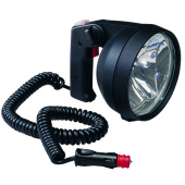 Hella Marine 1H5 998 502-001 Twin Beam Hand Held Search Light, 12V Black Housing