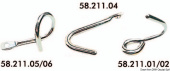 Osculati 58.211.05 - S/S Ragged Edge Hook 8 mm