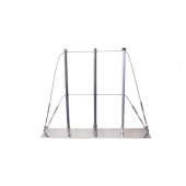 Hoenderop AISI 316 Stainless Steel Guard Rail Stanchion, Flexible Cardan – 10° Foldable