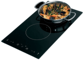 Allpa Flush Mount Electric Hob-Unit With Touch Screen Control, 2-Burner (1200w + 1800w), 230v, 505x285x60mm