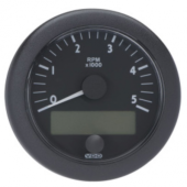 VDO N02-012-920 - OceanLink I - 85mm Black Tachometer Master 3000 RPM - 12–24V DLRB