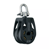 Harken 3393 - 45mm Black Magic 2-Sheave Aluminum Block Swivel