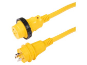 Marinco 199119 - 30A 50' Cordset LED Ergo Grip Yellow