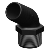 Trudesign 90939 Elbow 120° MM - Long Barbed Threaded - Ø38mm - 1''1/4 BSP - Packaged