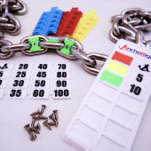 Anchoright Chain Marker Set - 10mm 3/8" Chain - 8 Colors (40 Markers)