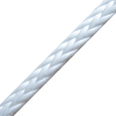 English Braids 34760200000 12-Strand Pre-Stretched Polyester 4mm White