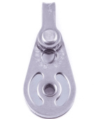 SeaSure 01.01 25 mm Brass Sheave Single Block with Shackle, 5 pcs