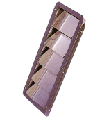 Allpa Stainless Steel Vent Grill 'Louvre', 305x87x27mm (Cut Out Sizes), 328x112mm (Outer Sizes)