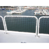 Euromarine White Square Knotted Lifeline Safety Net 45-120 cm x 100 m