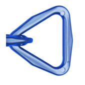 Bainbridge A134BK - Triangle Tri-Ring For 25 mm Webbing Acetal Plastic Black
