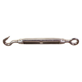 Stainless Steel 316 Turnbuckle Open Body Eye/Hook M6