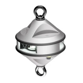 Lopolight 200-012G2-H1C - Navigation Light 2NM 360° White, Hoist, Silver Anodized