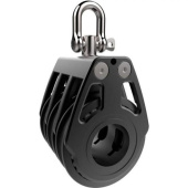 Lewmar 29901813BK - Racing Triple Block - 80 mm