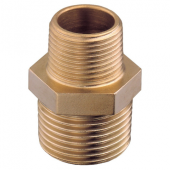 Guidi Brass Reducing Nipple M/M BSPP Pipe Fitting (Male/Male Thread)