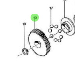 Nanni Diesel 970492125 - Injection Pump Gear for HE Series Engines