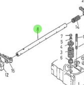 Nanni Diesel 970313395 - Rocker Arm Shaft for N4.38 Engines