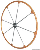 Osculati 45.167.03 - SS Steering Wheel With Teak External Rim 500 mm