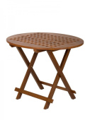 ARC Marine Folding Table Oval Grate Unoiled