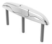 Allpa Stainless Steel X-Folding Cleat, A=254, B=43, H1=37, H2=60mm, Mounting 3xM12/59mm