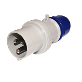 Plug 2P+T 220V. 16A IP44