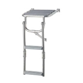 Nuova Rade 29390 - Platform Ladder, Stainless Steel 316, 2 Plastic Steps, L600xW325mm