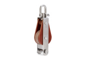 Barton T01131 – TUPHblox Single Swivel Block with Becket 30mm, Brass Bearing, Max Rope 10mm