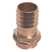 Brass Hose Adaptor 3/8" With Hexagon X 1/2" Hose