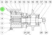 Jabsco 52238-0000 - Cam 200 Full Spare Part