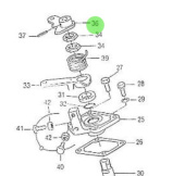 Nanni Diesel 970141304 - Stop Lever for Accelerator Assembly on 2.40HE Engines