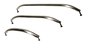 Allpa Stainless Steel Grab Rail With M8 Studs, Ø25mm, H=50mm, L=400mm