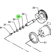 Bukh 000E4798 - Washer for DV36 and DV48 Engines