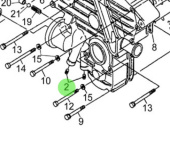 Nanni Diesel 970140202 - Timing Gear Case Socket Plug for HE and N4 Engines