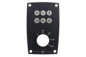Vetus MP148783 - Front Foil For MPA10, Black, White Symbols