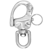 Hollex Snap Shackle 87mm Swivel Eye Stainless Steel 316