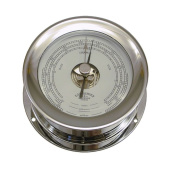 E.S. Sørensen Barometer Mini Brass Chrome Ø107 mm