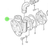 Nanni Diesel 970315208 - Sea Water Pump for 4.110HE Engines